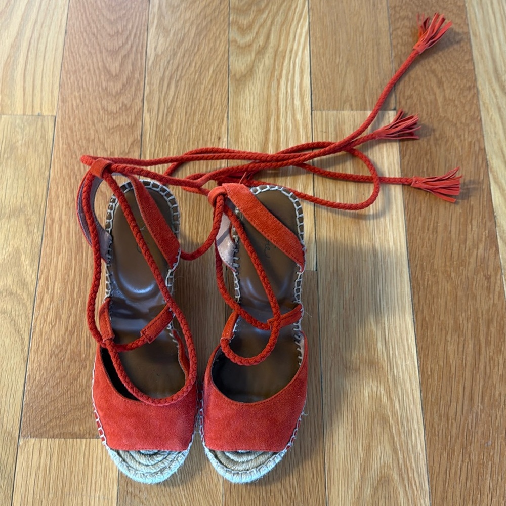 Joie Lace-Up Wedges. Size 6 1/2.